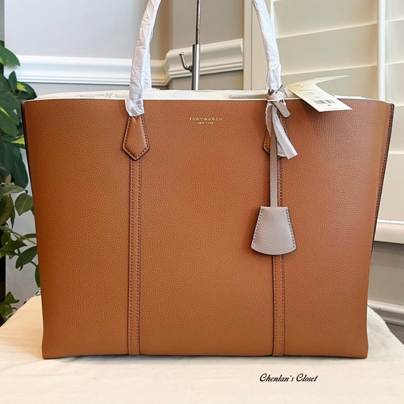 🔥like new! Tory Burch Perry Triple- Compartments Tote - Picture 1 of 13